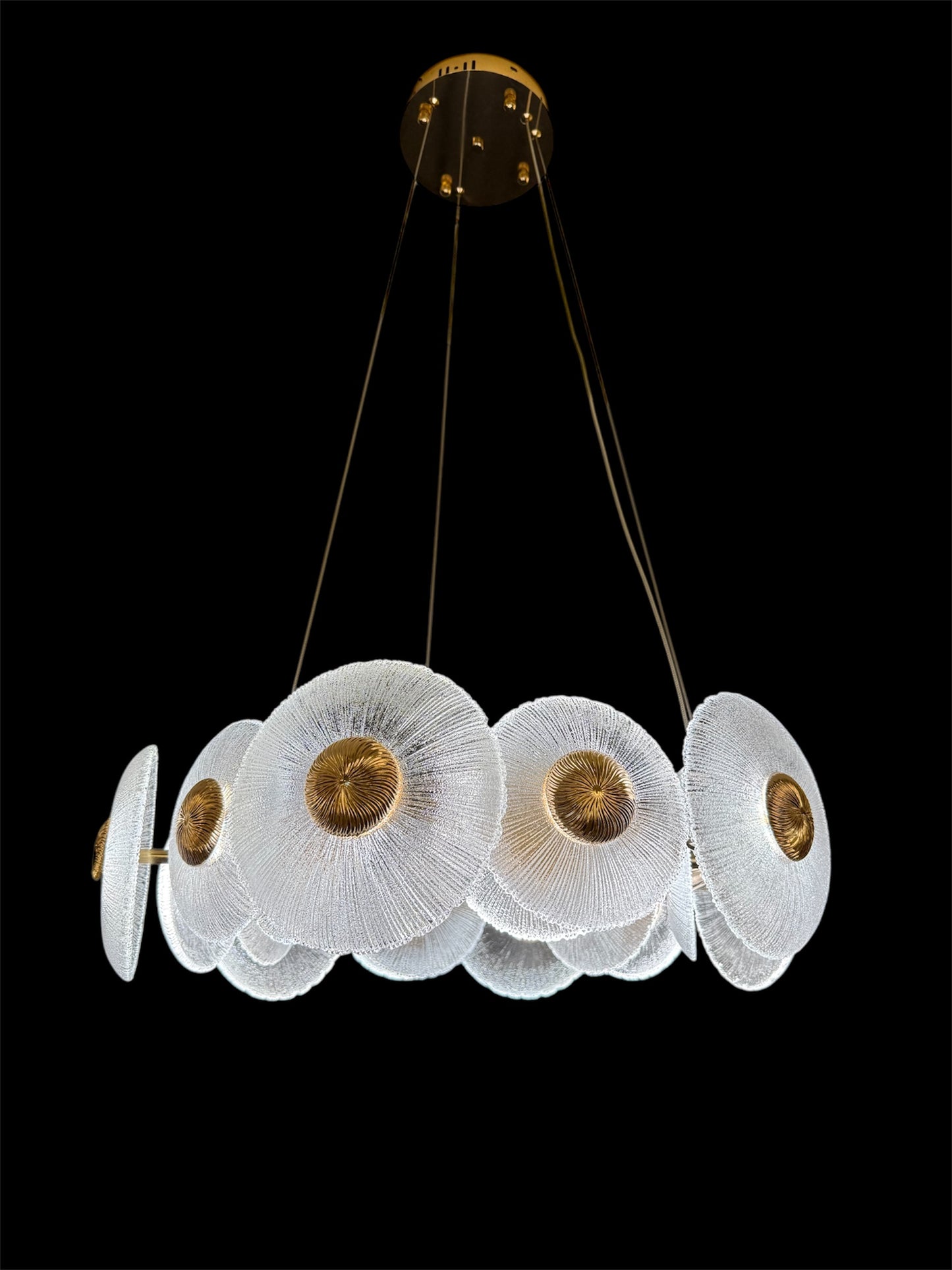 AM 479-18 Round Crystal Chandelier