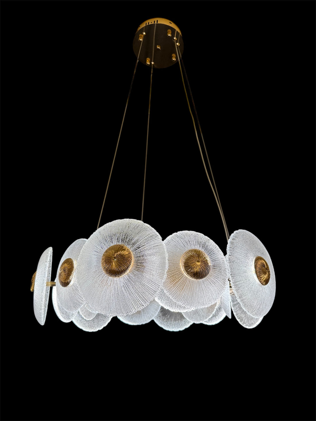 AM 479-18 Round Crystal Chandelier
