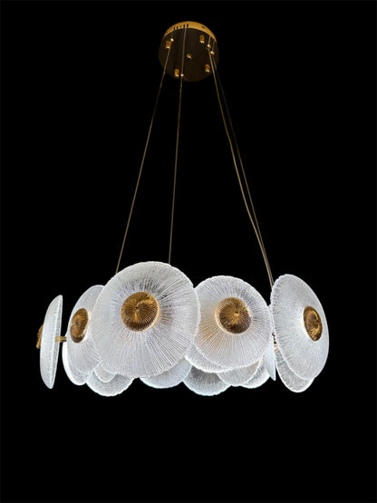 AM 479-18 Round Crystal Chandelier
