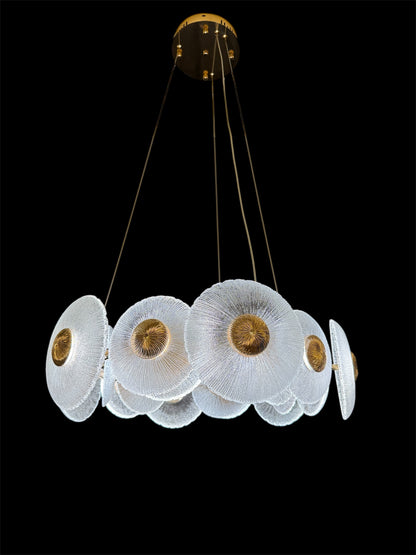 AM 479-18 Round Crystal Chandelier