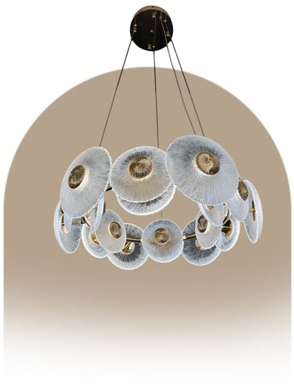 AM 479-18 Round Crystal Chandelier