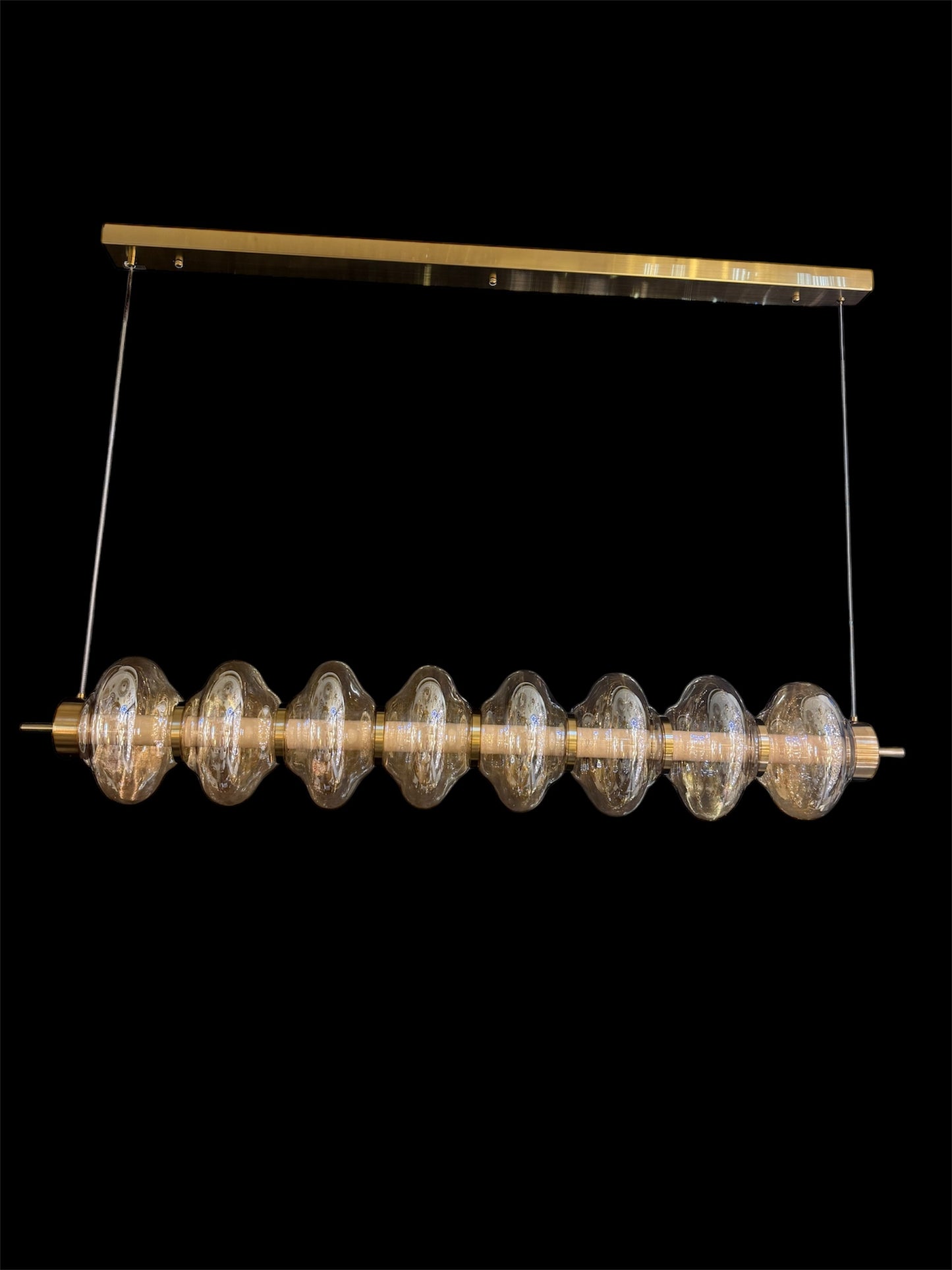 ML3611-8 Amber Chandelier