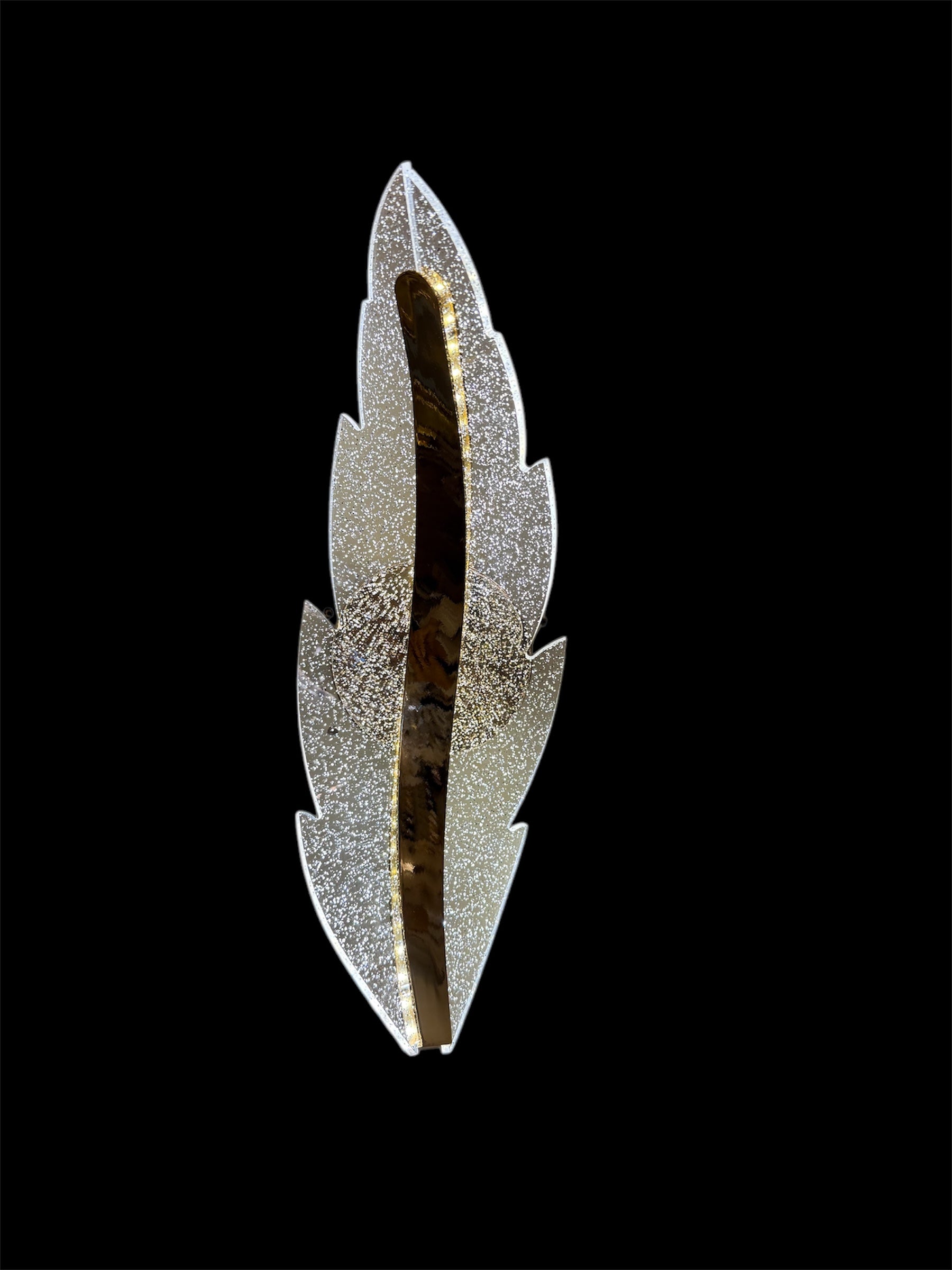 509 Acrylic Leaf Wall Light
