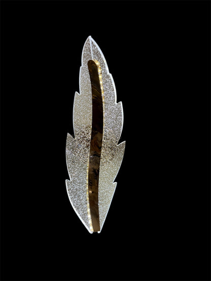 509 Acrylic Leaf Wall Light