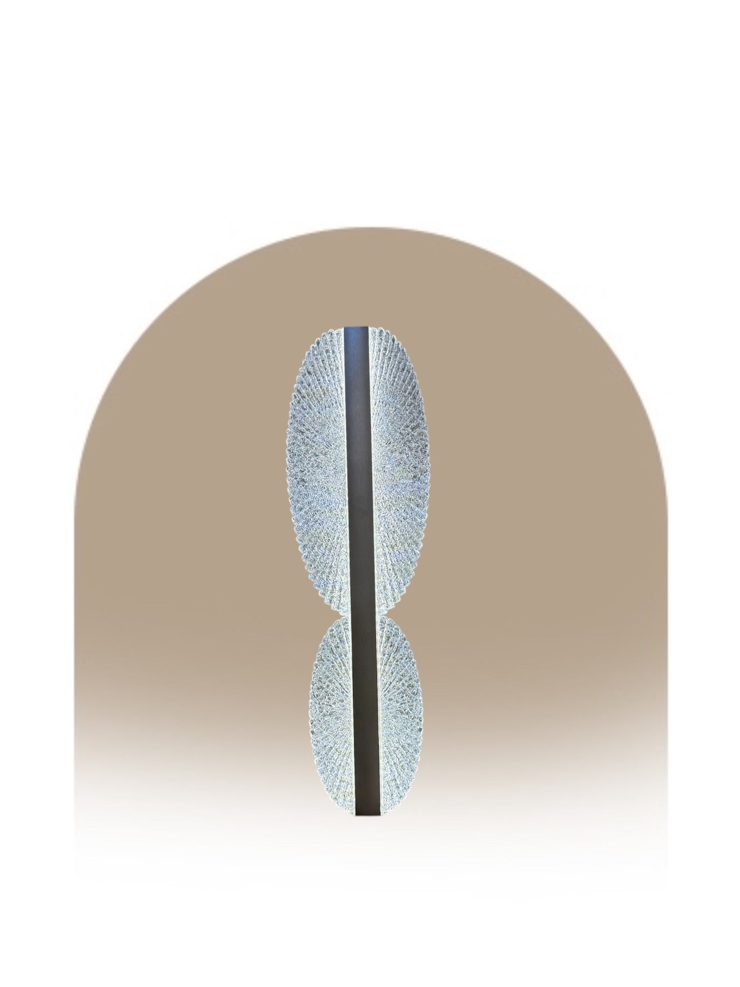 F101-2 Double Crystal Wall Light