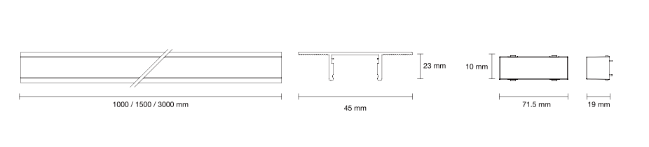 10MM Magnetic Track Concealed