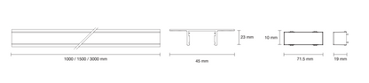 10MM Magnetic Track Concealed