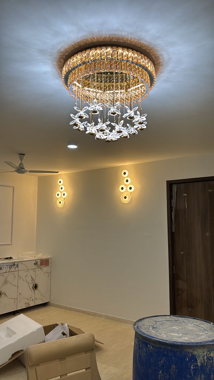 5746-600 Crystal Ceiling Chandelier