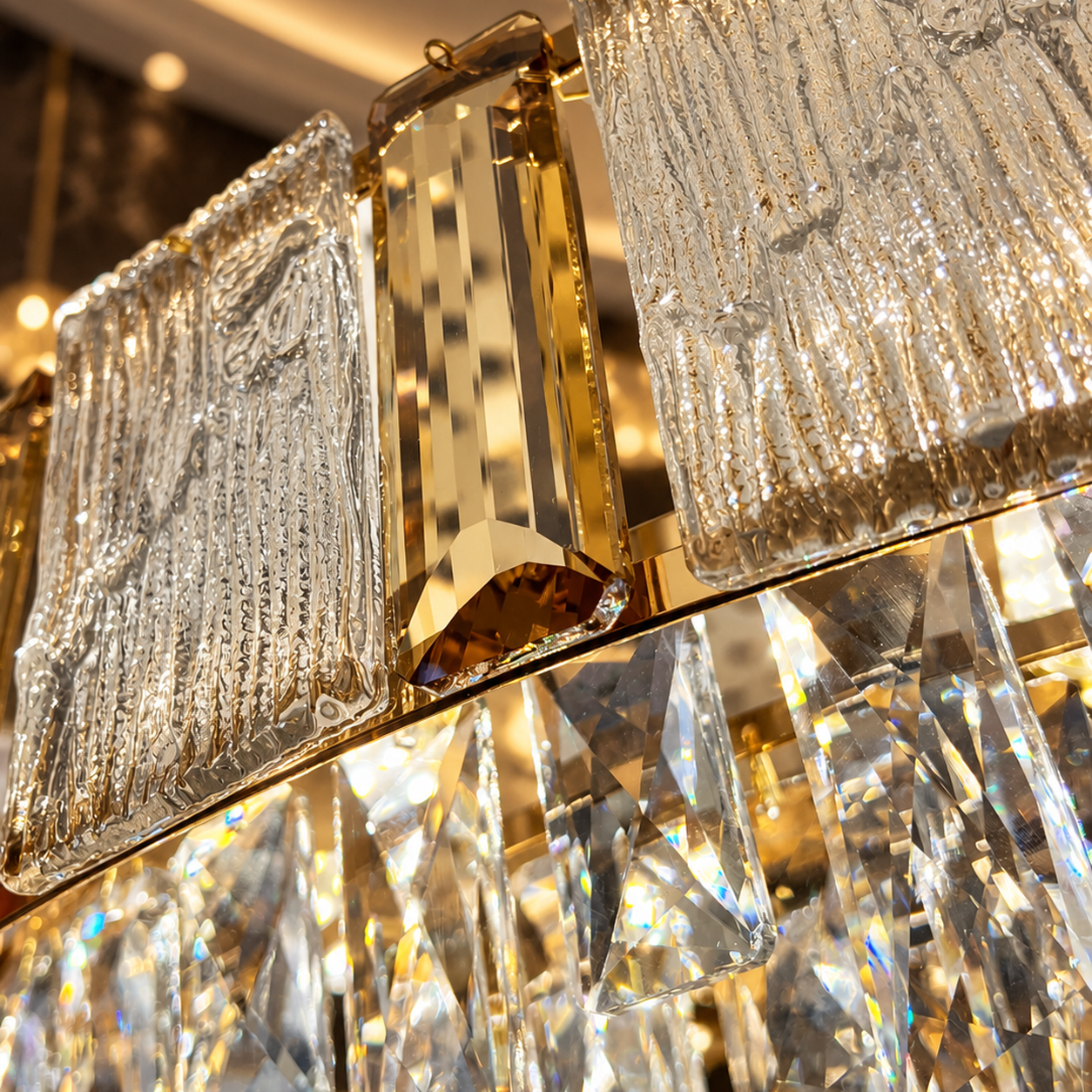 Royal Radiance Crystal Chandelier
